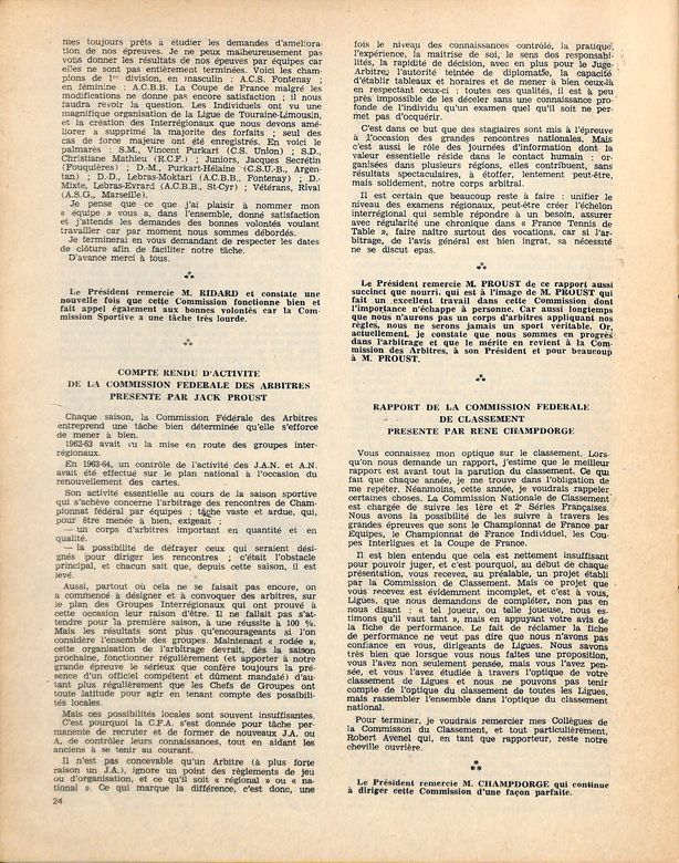 1965 — championne de double dames avec Martine Le Bras (France Tennis de Table)