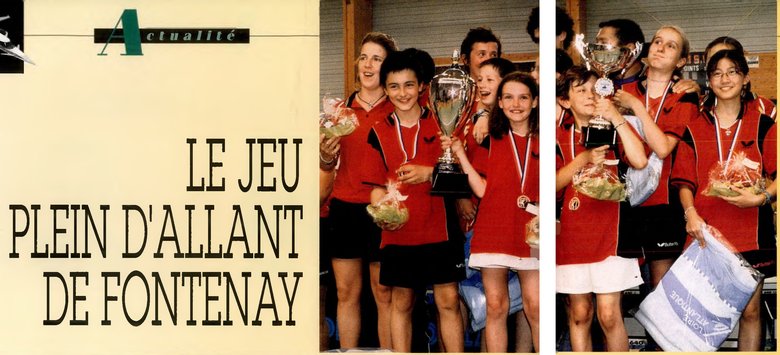 2006 — « le trophée revient à Fontenay » (France Tennis de Table n°816)