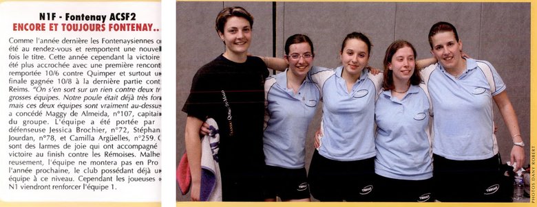2006 — « encore et toujours Fontenay » (France Tennis de Table n°815)