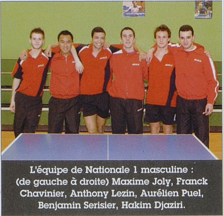 2008 — l'équipe Messieurs 1, montée en Nationale 1 (Bulletin municipal n°44)