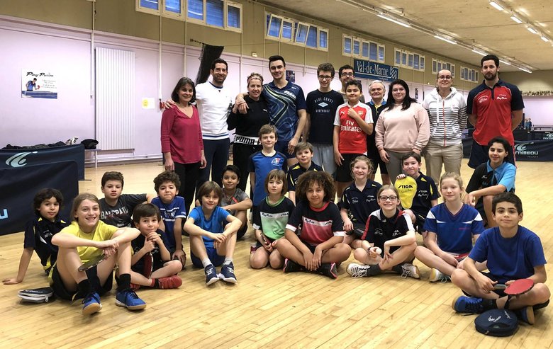 2018 — avec les jeunes et les entraîneurs, stage Val-de-Marne