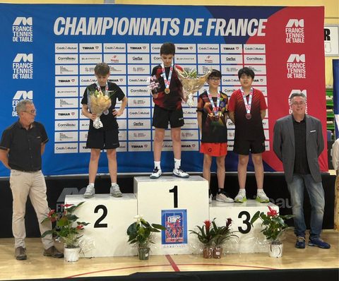 Johan — Champion de France double minimes (2026) Johan — Champion de France double minimes (2026)