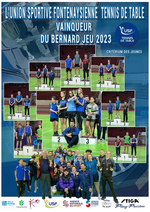 USFTT — Vainqueur Bernard Jeu départemental (2023)