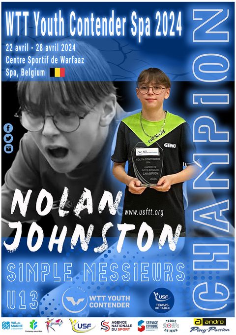 Nolan — Vainqueur Spa (2024) Nolan — Vainqueur Spa (2024)