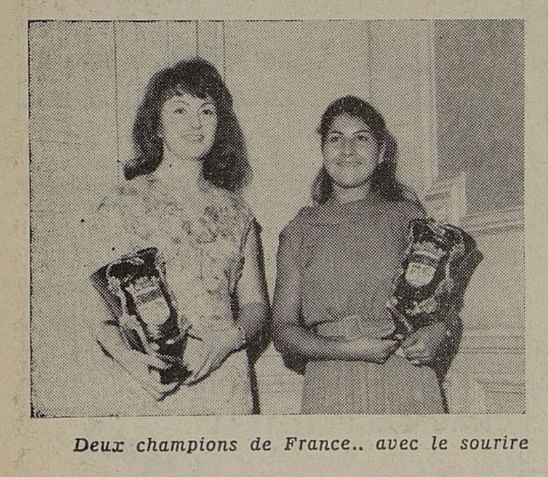 1966 — Jeannette Gernot et Alima Mokhtari (Bulletin municipal n°179)