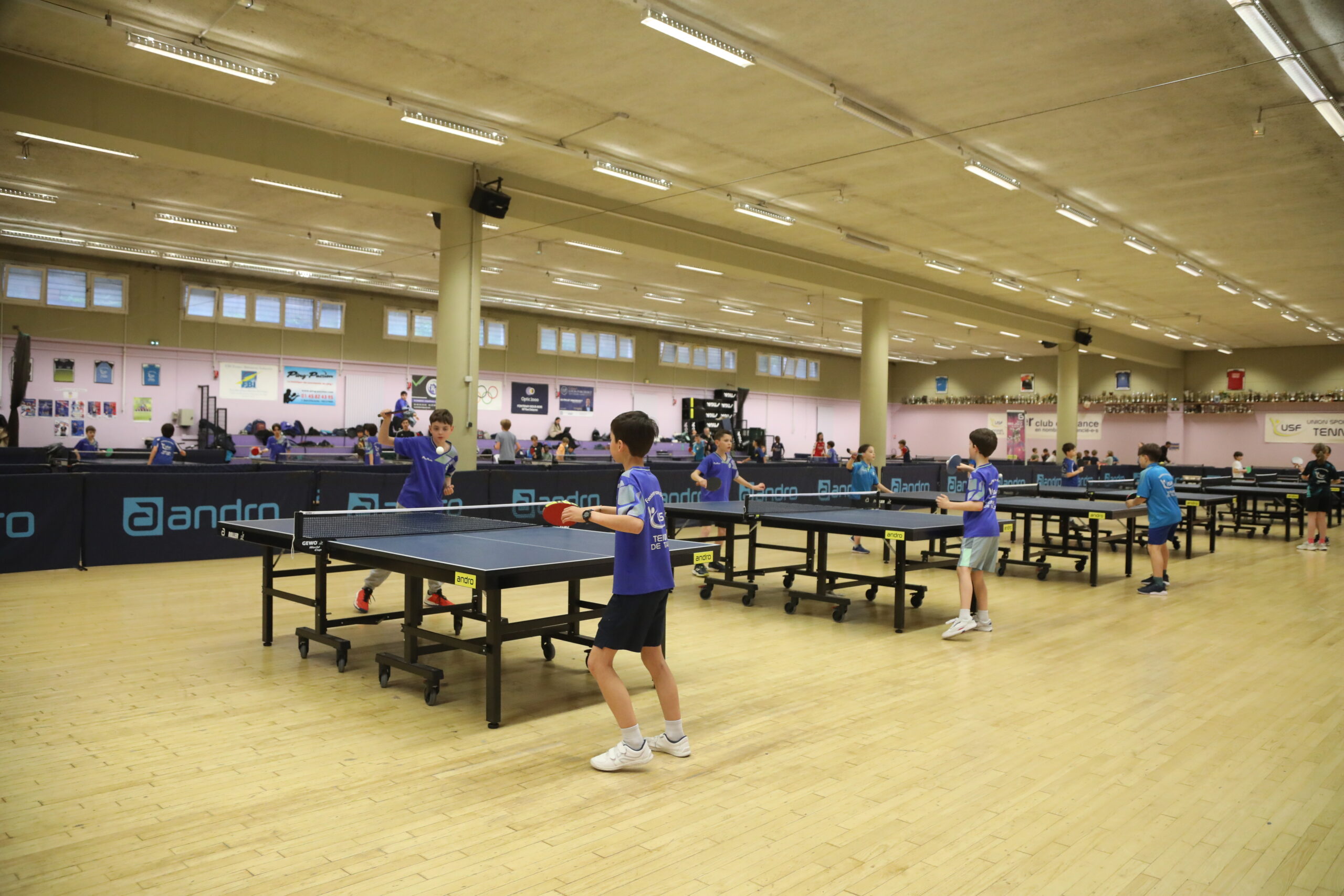 La salle en configuration entraînement